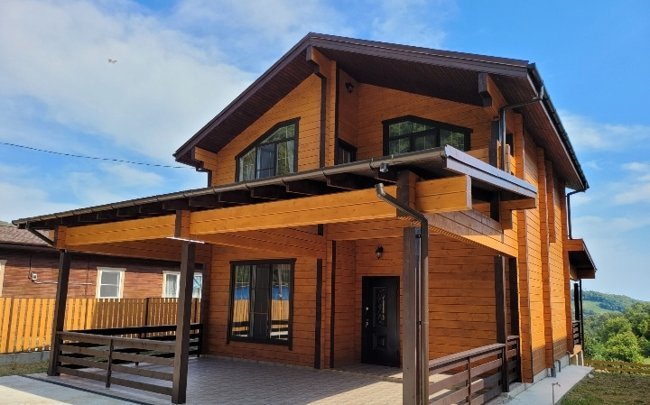 Дом из бруса в с.Альтмец